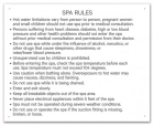 Maine Spa Rules Sign