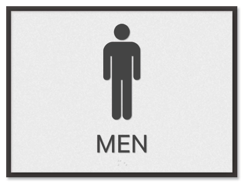 Men Sign w/Male Symbol