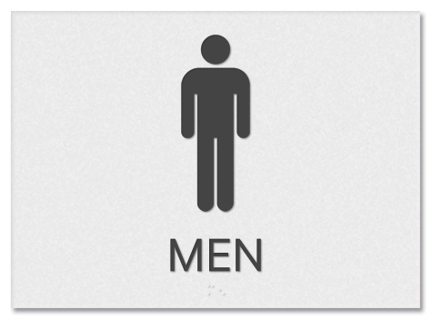 Men Sign w/Male Symbol