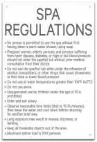 Nebraska Spa Regulations Sign