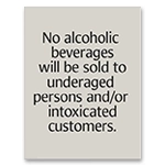 No Alcoholic Beverages To Be Sold - AL Code