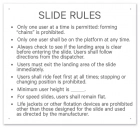 Ohio Slide Rules Sign