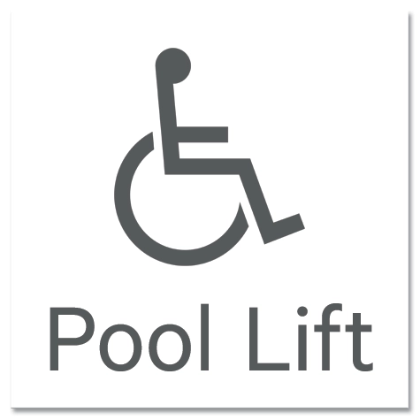 Pool Lift w/ISA Symbol - Large