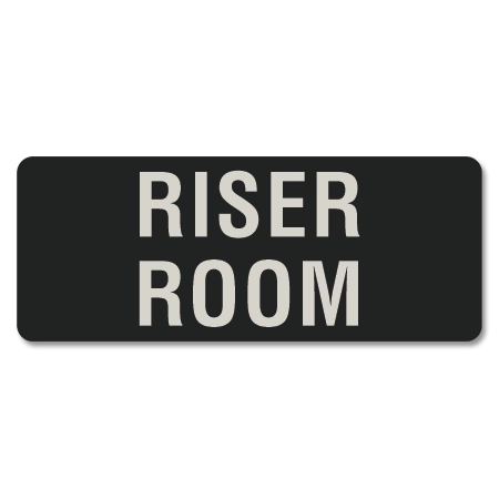 Riser Room Label