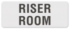 Riser Room Label