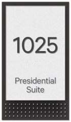 Room Number Sign - Presidential Suite