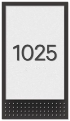 Room Number Sign