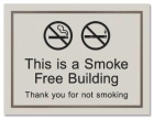 Smoke Free Building Sign