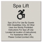 Spa Lift Use w/ Dynamic ISA Symbol