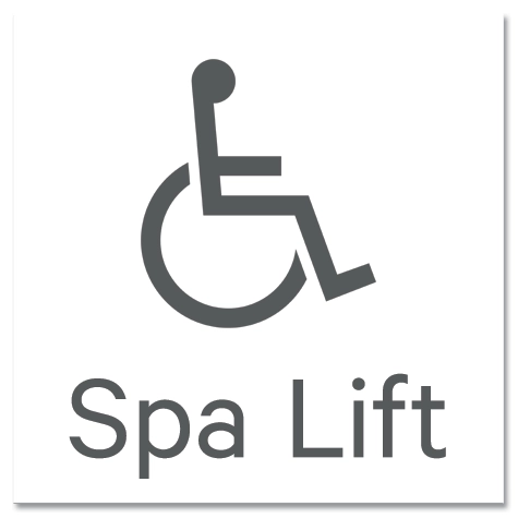 Spa Lift w/ISA Symbol - Large