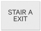 Stair Exit Sign