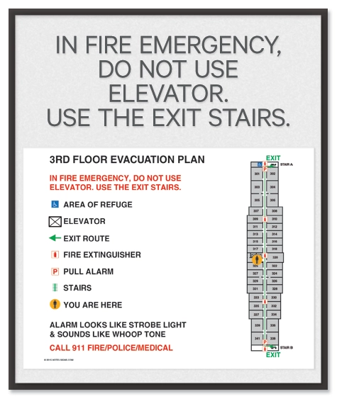 Standard Elevator Evacuation Plans - NYC Compliant