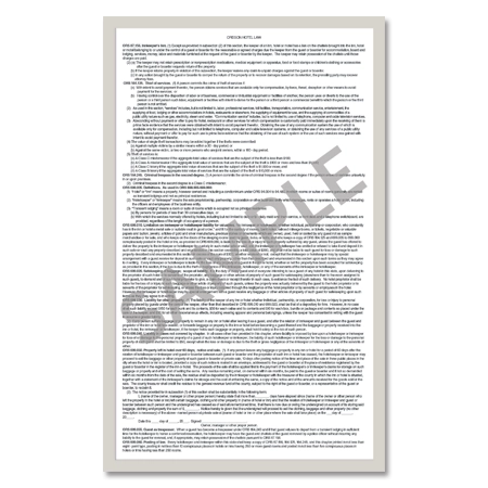 State Law Card and Holder