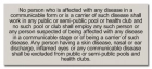 State Pool Sign - Communicable Disease - Virginia Compliant