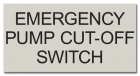 State Pool Sign - Emergency Pump Cut-Off... - Virginia Compliant
