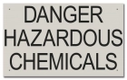 State Pool Sign - Hazardous Chemicals - Indiana Compliant