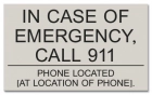State Pool Sign - In Case of Emergency - Texas Compliant