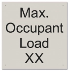 State Pool Sign - Max Occupancy - California