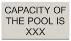 State Pool Sign - Pool Capacity - Montana Compliant