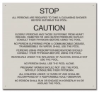 State Pool Sign - Pool Rules and Regulations - Mobile, AL Compliant