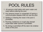 State Pool Sign - Pool Rules - Connecticut Compliant