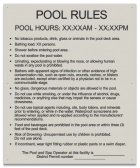 State Pool Sign - Pool Rules - DC Compliant