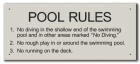 State Pool Sign - Pool Rules - Iowa Compliant