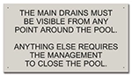 State Pool Sign - Pool Rules - Montana Compliant