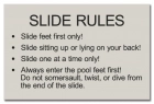 State Pool Sign - Pool Rules - Oregon Compliant