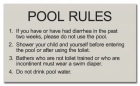 State Pool Sign - Pool Rules - Virginia Compliant
