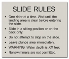 State Pool Sign - Slide Rules - Minnesota Compliant