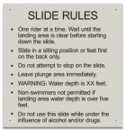 State Pool Sign - Slide Rules - Montana Compliant