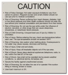 State Pool Sign - Spa Rules - Maryland Compliant