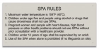 State Pool Sign - Spa Rules - New Mexico