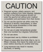 State Pool Sign - Spa Rules - Ohio Compliant