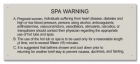 State Pool Sign - Spa Rules - Rhode Island