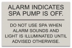 State Pool Sign - Spa Rules