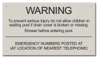 State Pool Sign - Wading Pool - North Carolina Compliant