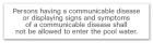Tennessee Communicable Disease Pool Sign