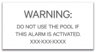 Utah Alarm Warning Sign