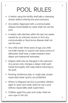 Utah Pool Rules Sign