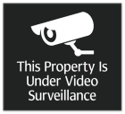 Video Surveillance Sign - Acrylic
