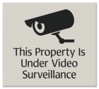 Video Surveillance Sign- Fiberbrite