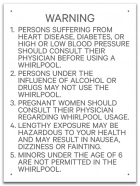 Wisconsin Spa Rules Sign