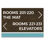 4-Line Directional Sign