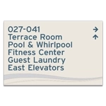 6-Line Directional Sign