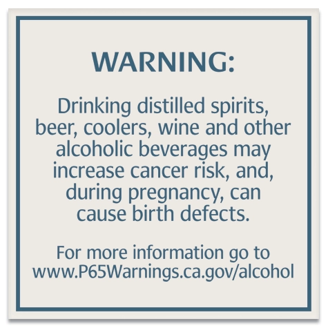 Alcohol Warning Sign: Pregnancy and Birth Defects