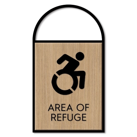 Area of Refuge Sign - Dynamic ISA Symbol