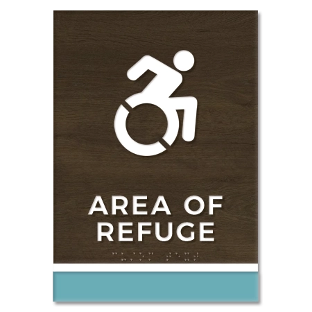 Area of Refuge Sign - Dynamic ISA Symbol