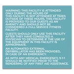 Automated External Defibrilator Sign